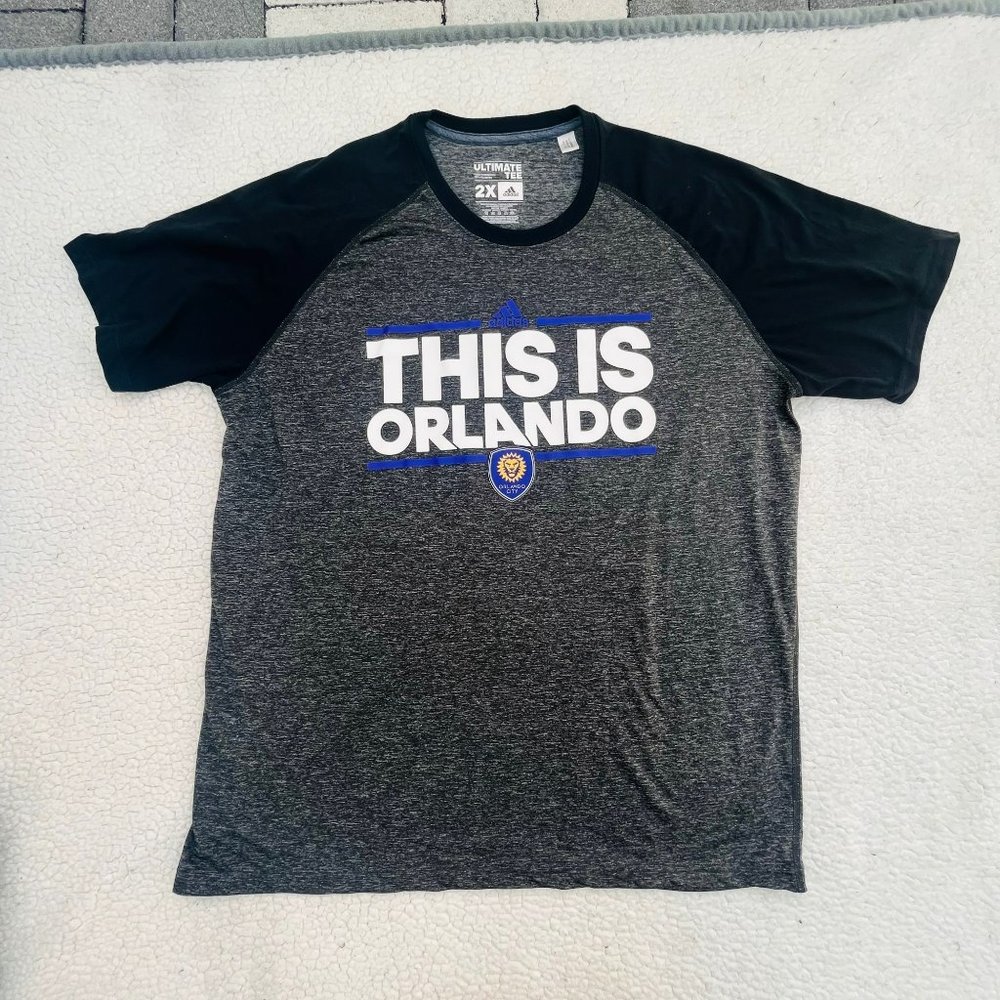 ADIDAS Orlando City‎ Soccer Training Top SHIRT This is Orlando Size 2XL